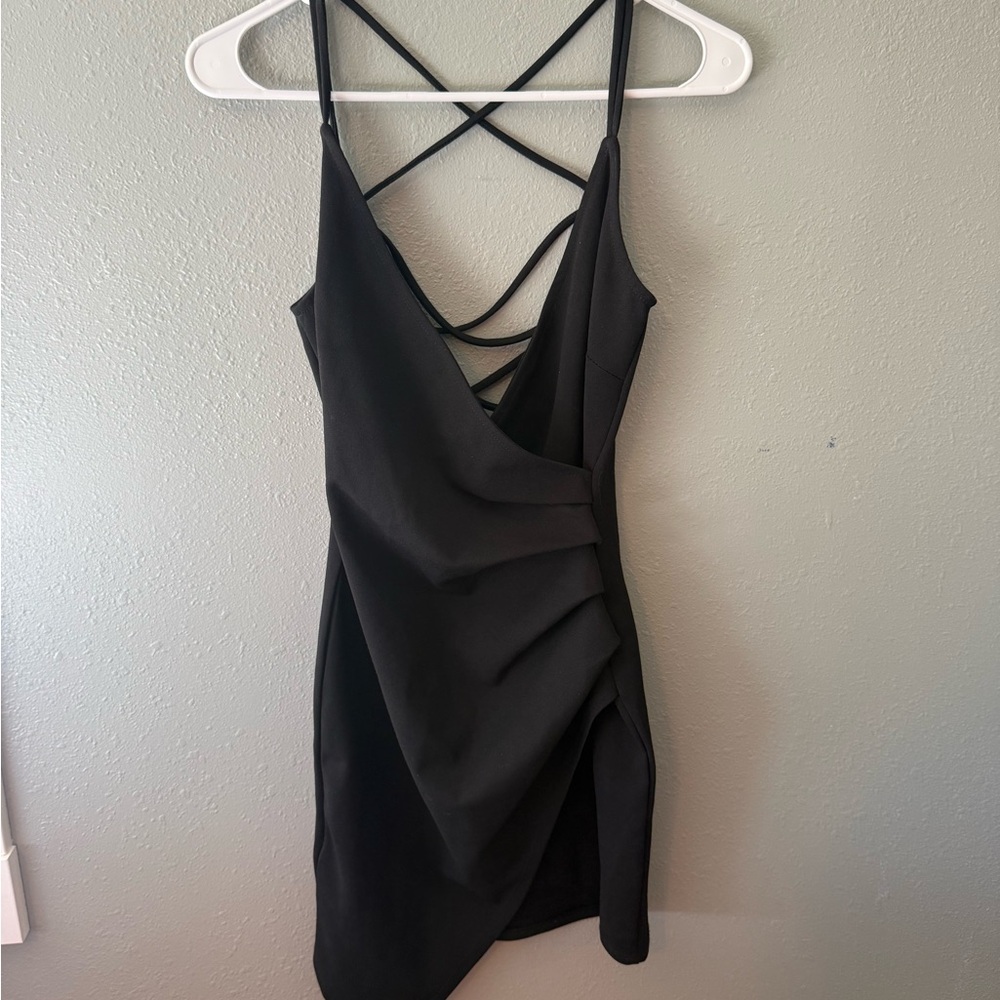 Windsor Black Backless Strappy Dress